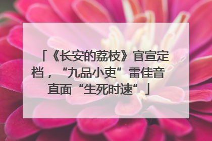 《长安的荔枝》官宣定档，“九品小吏”雷佳音直面“生死时速”