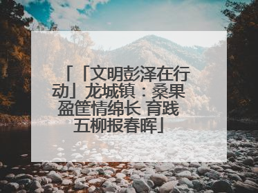 「文明彭泽在行动」龙城镇：桑果盈筐情绵长 育践五柳报春晖