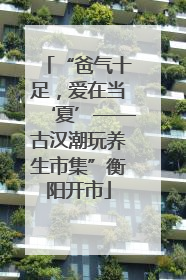 “爸气十足，爱在当‘夏’——古汉潮玩养生市集”衡阳开市