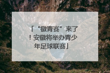 “徽青赛”来了！安徽将举办青少年足球联赛