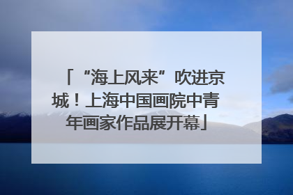 “海上风来”吹进京城！上海中国画院中青年画家作品展开幕