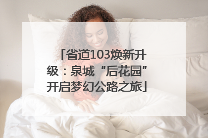 省道103焕新升级：泉城“后花园”开启梦幻公路之旅