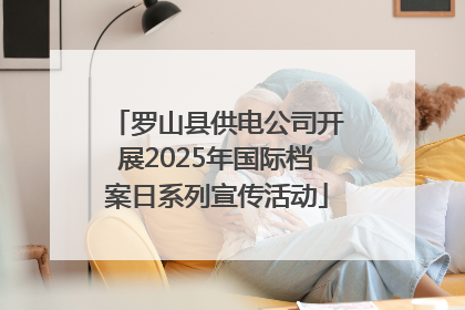 罗山县供电公司开展2025年国际档案日系列宣传活动