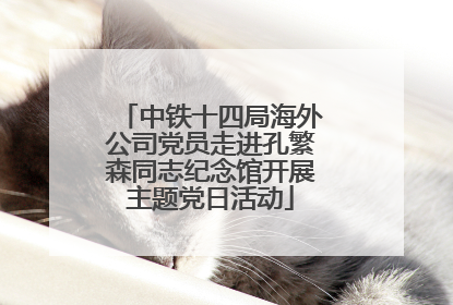 中铁十四局海外公司党员走进孔繁森同志纪念馆开展主题党日活动