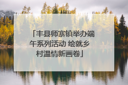 丰县师寨镇举办端午系列活动 绘就乡村温情新画卷