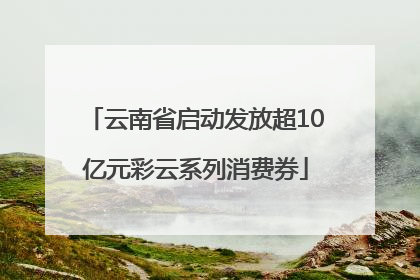 云南省启动发放超10亿元彩云系列消费券