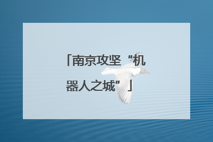 南京攻坚“机器人之城”