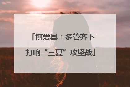 博爱县：多管齐下 打响“三夏”攻坚战