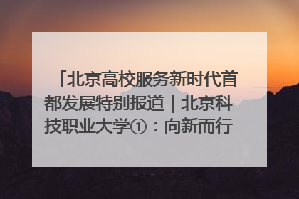 北京高校服务新时代首都发展特别报道｜北京科技职业大学①：向新而行，为首都低空经济发展提供“即战力”