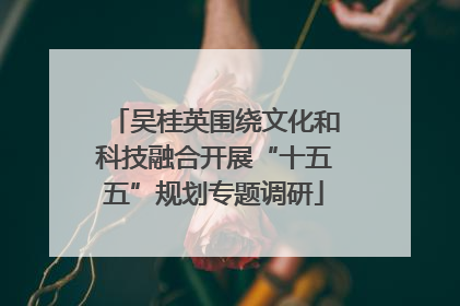 吴桂英围绕文化和科技融合开展“十五五”规划专题调研
