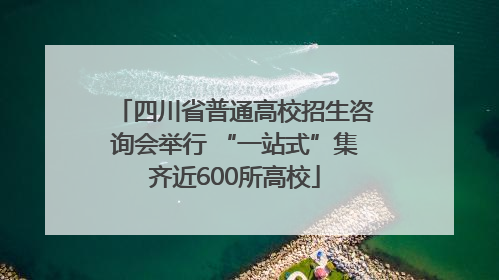 四川省普通高校招生咨询会举行 “一站式”集齐近600所高校