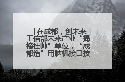 在成都，创未来丨工信部未来产业“揭榜挂帅”单位，“成都造”用脑机接口技术造福孤独症儿童
