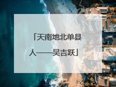 天南地北单县人——吴吉跃