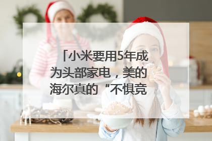 小米要用5年成为头部家电，美的海尔真的“不惧竞争”？｜热财经