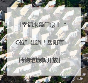 幸福来敲门⑤丨“C位”出道！岳阳市博物馆焕新开放