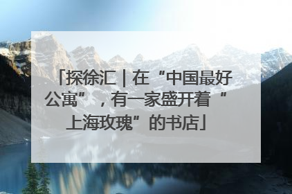 探徐汇｜在“中国最好公寓”，有一家盛开着“上海玫瑰”的书店