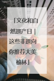 文化和自然遗产日｜这些非遗向你推荐大美榆林