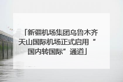 新疆机场集团乌鲁木齐天山国际机场正式启用“国内转国际”通道
