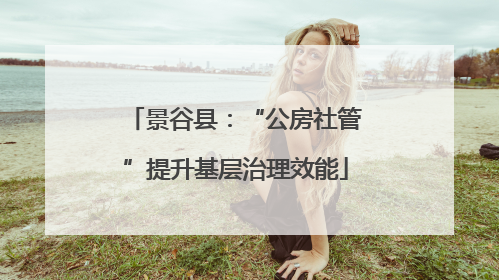 景谷县：“公房社管”提升基层治理效能