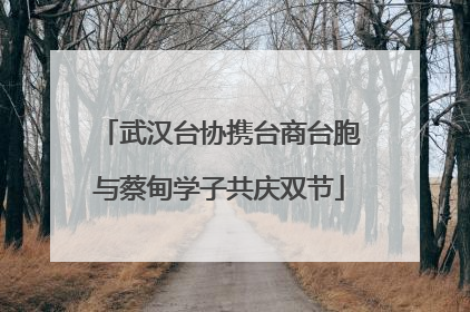 武汉台协携台商台胞与蔡甸学子共庆双节