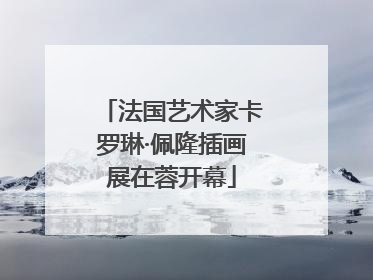 法国艺术家卡罗琳·佩隆插画展在蓉开幕