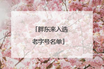 胖东来入选老字号名单