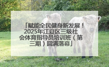 赋能全民健身新发展！2025年江夏区三级社会体育指导员培训班（第三期）圆满落幕