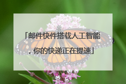 邮件快件搭载人工智能，你的快递正在提速