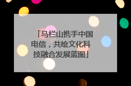马栏山携手中国电信，共绘文化科技融合发展蓝图