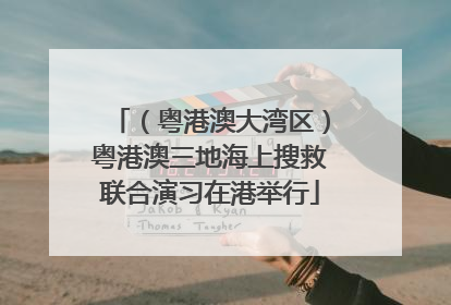 （粤港澳大湾区）粤港澳三地海上搜救联合演习在港举行