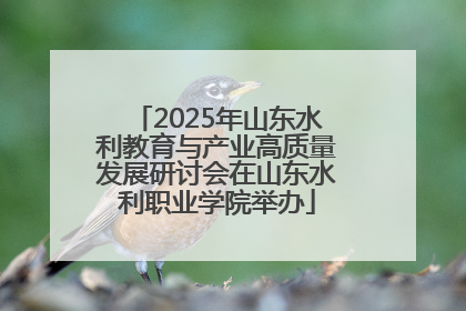 2025年山东水利教育与产业高质量发展研讨会在山东水利职业学院举办